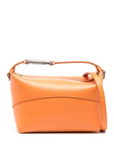 EÉRA sac à main en cuir à logo gravé Moon - Orange