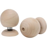 Creativ Company Houten stuiterfiguur, h: 75 mm, d 50 mm, 12 stuk/ 1 doos Creativ Company Houten stuiterfiguur, h: 75 mm, d 50 mm, 12 stuk/ 1 doos