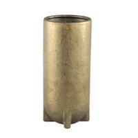 PTMD bloempot mardix hoog s goudkleurig 30 cm | 8 stuks