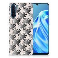 OPPO A91 TPU Hoesje Salamander Grey