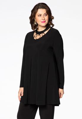 Yoek Tuniek wide bottom ringen | Zwart | Maat 54/56