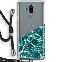 Weerkaatsing water: LG G7 Thinq Transparant Hoesje met koord