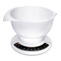 Soehnle 65054 culina pro analoge keukenweegschaal met mengkom 2.5l wit