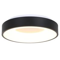 Steinhauer Design plafondlampRinglede Ø 48cm zwart - 2563ZW