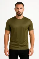 Richesse Shiny Essential T-Shirt Heren Donkergroen - Maat S - Kleur: Donkergroen | Soccerfanshop