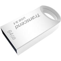 Transcend JetFlash® 710S USB-stick 64 GB Zilver TS64GJF710S USB-A 3.2 Gen 1