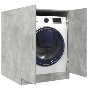 VidaXL Wasmachinekast 70,5x71,5x91,5 cm betongrijs