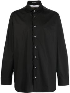 Raf Simons chemise à patch logo - Noir