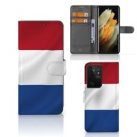 Samsung Galaxy S21 Ultra | Bookstyle Case | Nederlandse Vlag
