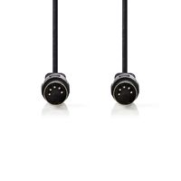 Nedis CAGP20000BK20 audio kabel 2 m DIN (5-pin) Zwart - thumbnail