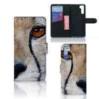 OPPO A91 | Reno3 | Telefoonhoesje | Met pasjeshouder | Cheetah