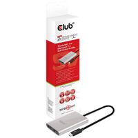 CLUB3D Thunderbolt© 3 naar Displayport© 1.2 Dual Monitor 4K 60Hz