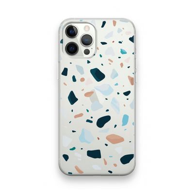 Terrazzo N°13: iPhone 12 Pro Transparant Hoesje