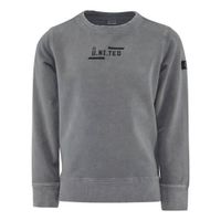 KIDDO sweater Nino met tekst zilvergrijs - thumbnail