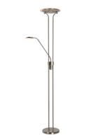 Lucide CHAMPION-LED - Leeslamp - Ø 30 cm - LED Dimb. - 3000K - Mat chroom