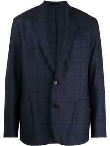 Paul Smith blazer boutonné à carreaux - Bleu