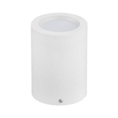 LED Downlight - Opbouw Rond Hoog XL 5W - Natuurlijk Wit 4200K - Mat Wit Aluminium - Ø95mm