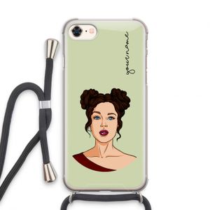 Pop-Art Creator: iPhone 8 Transparant Hoesje met koord