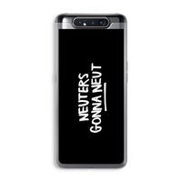 Neuters (zwart): Samsung Galaxy A80 Transparant Hoesje