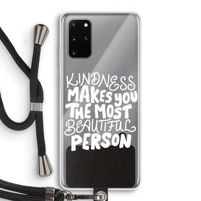 The prettiest: Samsung Galaxy S20 Plus Transparant Hoesje met koord