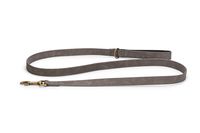 Beeztees Balacron Ax kunstleer hondenriem grijs 180 x 2.5 cm