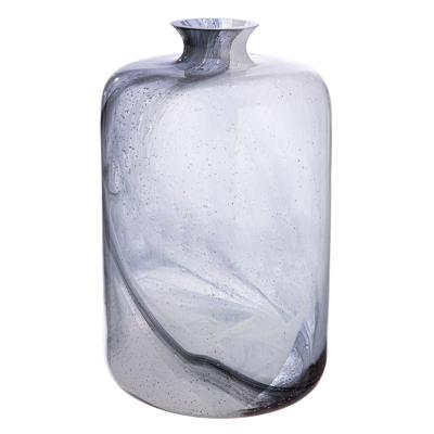 Fumo kraagvaas zwart/wit H.32 cm