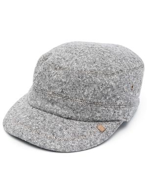 Brunello Cucinelli casquette à effet chiné - Gris
