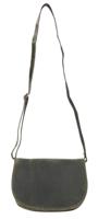 Leather Design Schoudertas met Overslag Hunter Groen