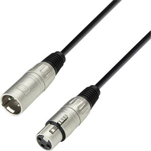 Adam Hall K3MMF1000 XLR Verbindingskabel [1x XLR-bus - 1x XLR-stekker] 10.00 m Zwart