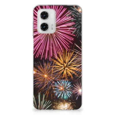 Motorola Moto G73 | Sillicone Back Cover | Vuurwerk