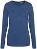 Just Cool JT002F Women´s Long Sleeve Tri-Blend T - Heather Navy - XL