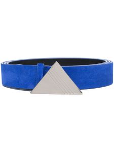 The Attico ceinture à boucle triangulaire - Bleu