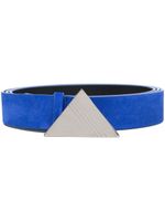 The Attico ceinture à boucle triangulaire - Bleu - thumbnail