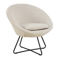 by fonQ Kian Fauteuil - Kruispoot - Beige