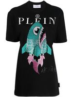 Philipp Plein t-shirt Lil Shark à manches courtes - Noir