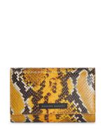 Giuseppe Zanotti pochette Ulyana à effet peau de serpent - Jaune - thumbnail