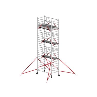 Altrex RS TOWER 52 rolsteiger | 8.20 m | 1.35 m | 2.45 m houten platform | Safe-Quick + schoren - TX520053