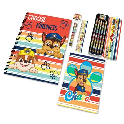 Nickelodeon schrijfset Paw Patrol junior papier/hout 12-delig Nickelodeon schrijfset Paw Patrol junior papier/hout 12-delig