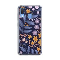 Flowers with blue leaves: Samsung Galaxy A40 Transparant Hoesje Flowers with blue leaves: Samsung Galaxy A40 Transparant Hoesje