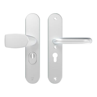 AXA 6668 Veiligheidsbeslag Oval Plus Wing-knop+kruk U-model PC55 anti-kerntrek F1 - 6668-49-91/55U