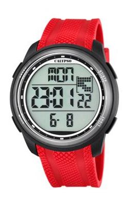Horlogeband Calypso K5704-4 Kunststof/Plastic Rood
