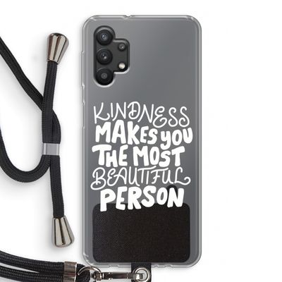 The prettiest: Samsung Galaxy A32 5G Transparant Hoesje met koord