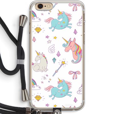 Fantasiewereld: iPhone 6 PLUS / 6S PLUS Transparant Hoesje met koord
