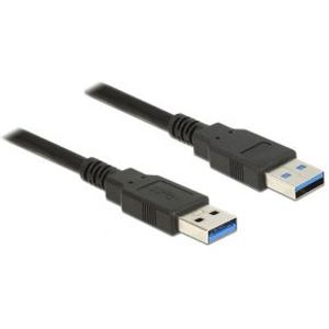 DeLOCK 85060 USB-kabel 1 m USB 3.2 Gen 1 (3.1 Gen 1) USB A Zwart