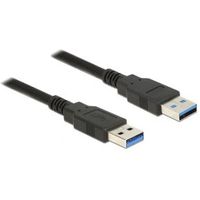 DeLOCK 85060 USB-kabel 1 m USB 3.2 Gen 1 (3.1 Gen 1) USB A Zwart - thumbnail