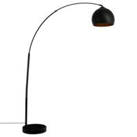 Atmosphera staande Booglamp Bergamo - metaal - zwart - H177 cm - Designlamp Atmosphera staande Booglamp Bergamo - metaal - zwart - H177 cm - Designlamp