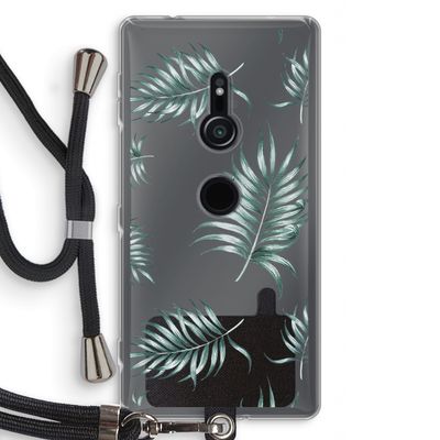 Simple leaves: Sony Xperia XZ2 Transparant Hoesje met koord