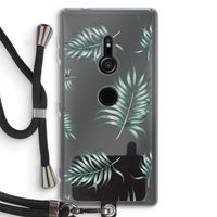 Simple leaves: Sony Xperia XZ2 Transparant Hoesje met koord