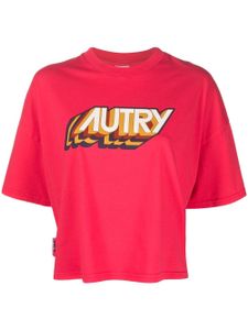 Autry t-shirt à logo imprimé - Rose