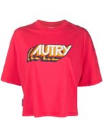 Autry t-shirt à logo imprimé - Rose - thumbnail